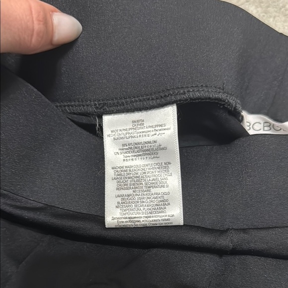BCBGeneration Black High-Waist Leggings - Picture 3 of 4